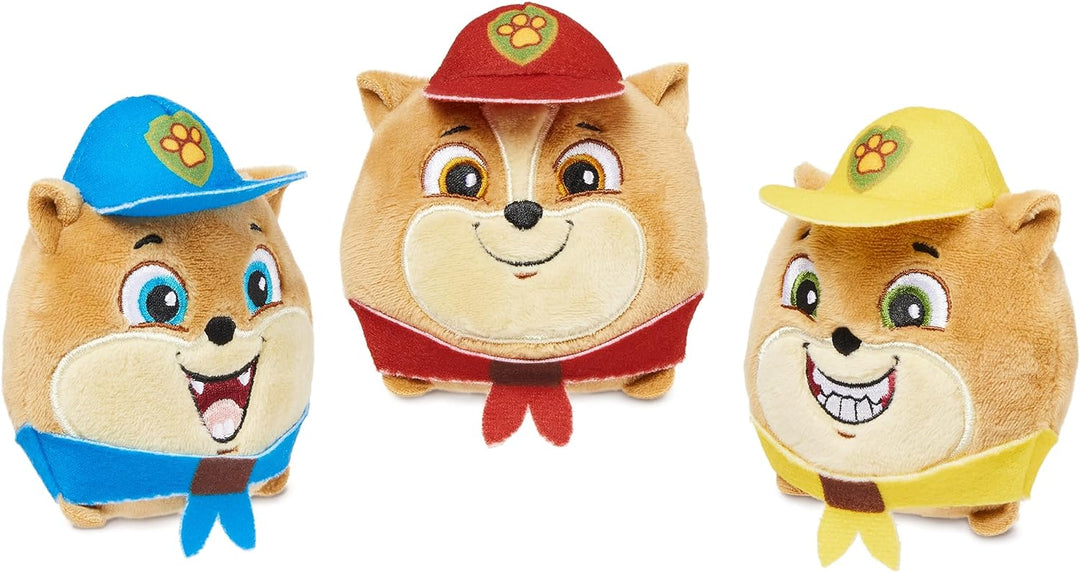 PAW PATROL: Der Mighty Kinofilm, Liberty Plüschfigur mit Stretch-Funktion und 3 Junior Patroller Min