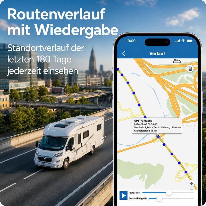 GPS Tracker 20000mAh Magnet Lange Standby GPS Sender für Auto, Flotte, LKW, Motorrad Ortung Wasserdi