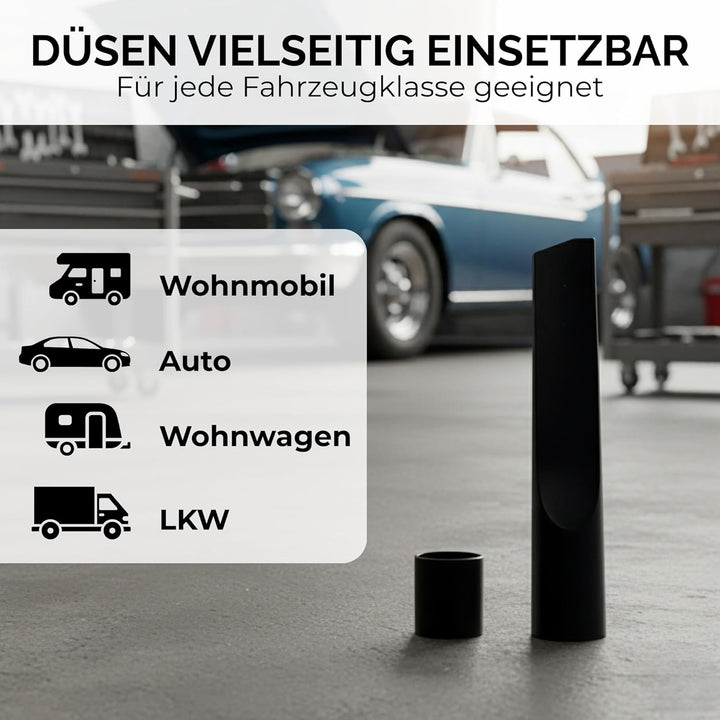 Komfort Auto Staubsauger Düsen Set kompatibel mit Bosch Siemens Miele Kärcher Einhell Numatic Severi