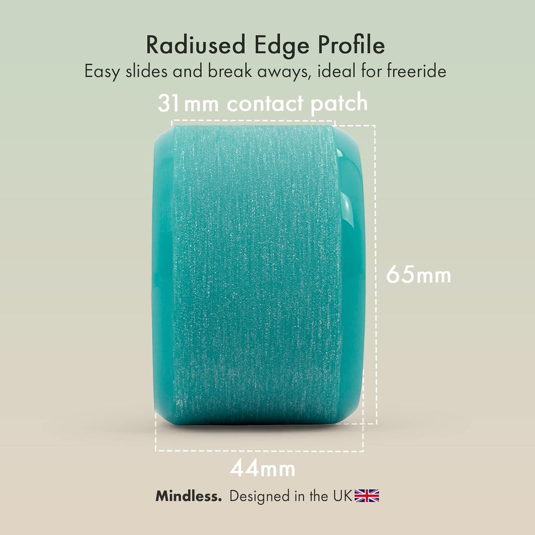 Mindless Viper Wheels Skateboard-Rollen, Unisex, Erwachsene 65x44 mm Grün (Green), 65x44 mm Grün (Gr