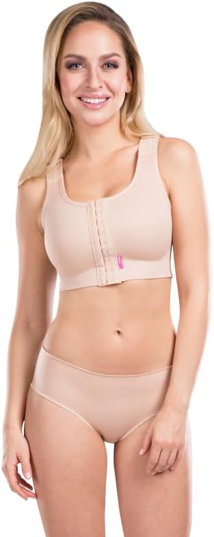 LIPOELASTIC PI Plus postoperativer Kompressions-BH, Beige