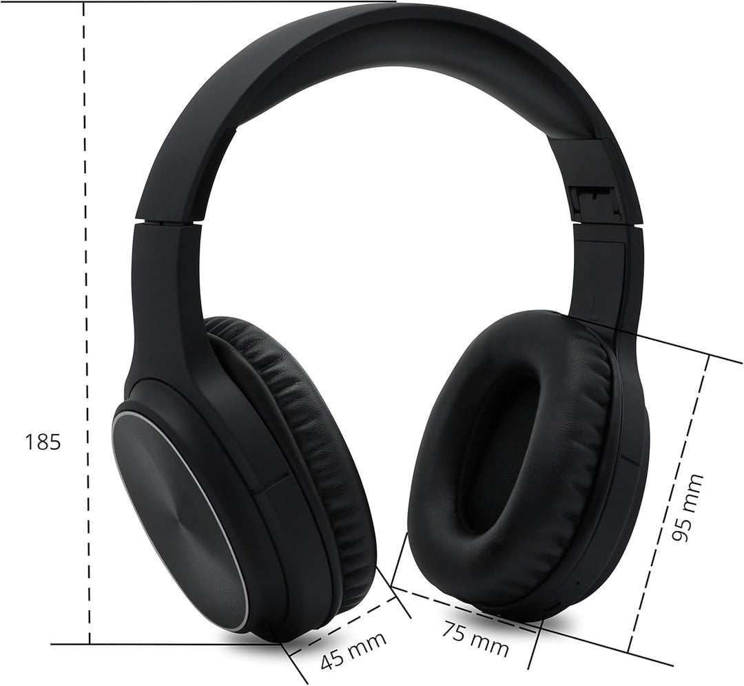 Metronic MOOOV Audiokopfhörer Bluetooth mit Active Noice Cancellation (ANC) - Schwarz - Mooov 618320