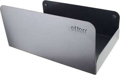 etterr | Doppelpack Vinyl Halter | für 50 Vinyls | 100% Stahl | Schallplatten Wandhalterung | Schall