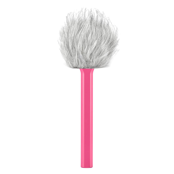 Rode Interview GO Handadapter Pink für Wireless Mikrofon-Funksystem Sendemodule + keepdrum Fell-Wind