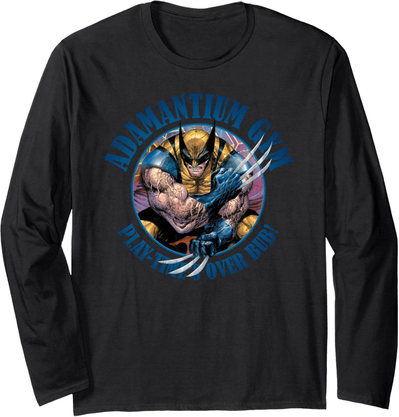 Marvel X-Men Wolverine Adamantium Gym Langarmshirt