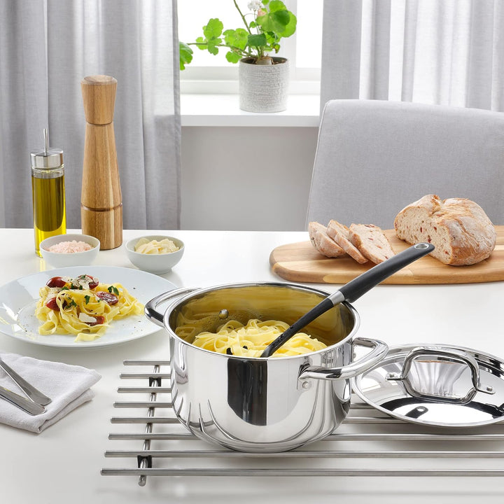 IKEA IKEA 365+ Topf mit Deckel, 3,0 l, Edelstahl
