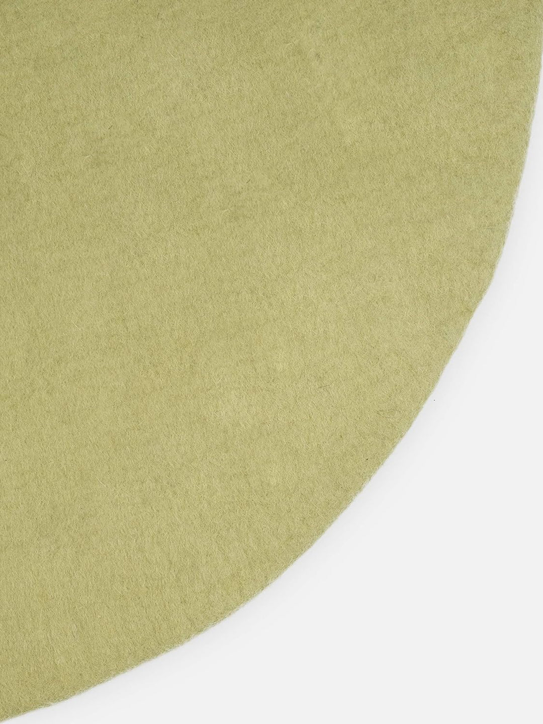 myfelt Pitt Filzteppich — Ø 50 cm, ideal für Schlaf-, Wohn-, Kinderzimmer, Flur & Bad Hellgrün 50cm