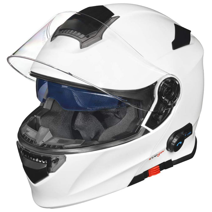 RS-983 Bluetooth Klapphelm Motorradhelm Conzept Motorrad Modular Helm rueger Matt Weiss XS (53-54),