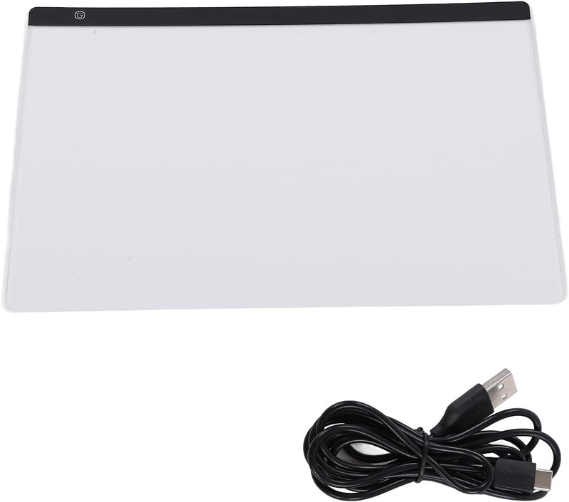 A2 Light Drawing Pad, 3-stufige Helligkeitsanpassung, Tracing Light Box, USB-betriebener LED-Licht-S