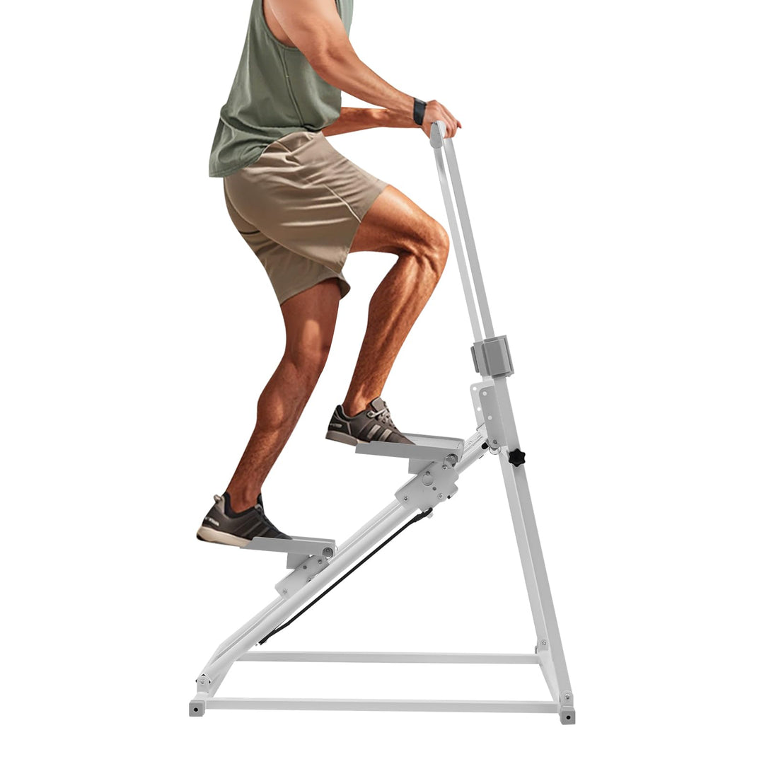Klettermaschine, Treppensteiger Crosstrainer, Faltbarer Treppenstepper, bis Tragkraft 100kg, Vertika
