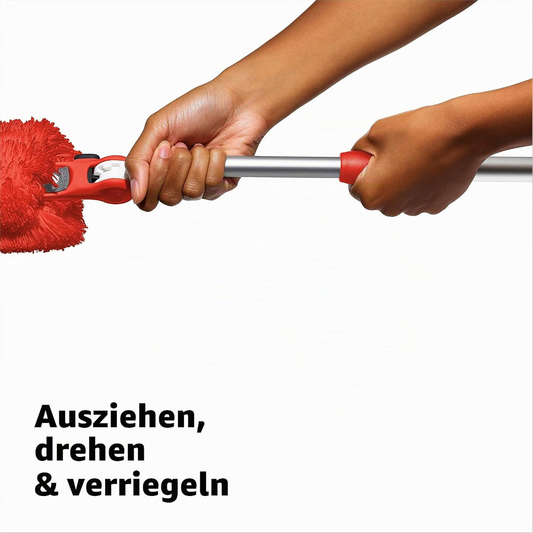 OXO Good Grips Mikrofaser-Staubwedel mit Teleskopstange 1-Pack Extendable Duster (Pack of 1), 1-Pack