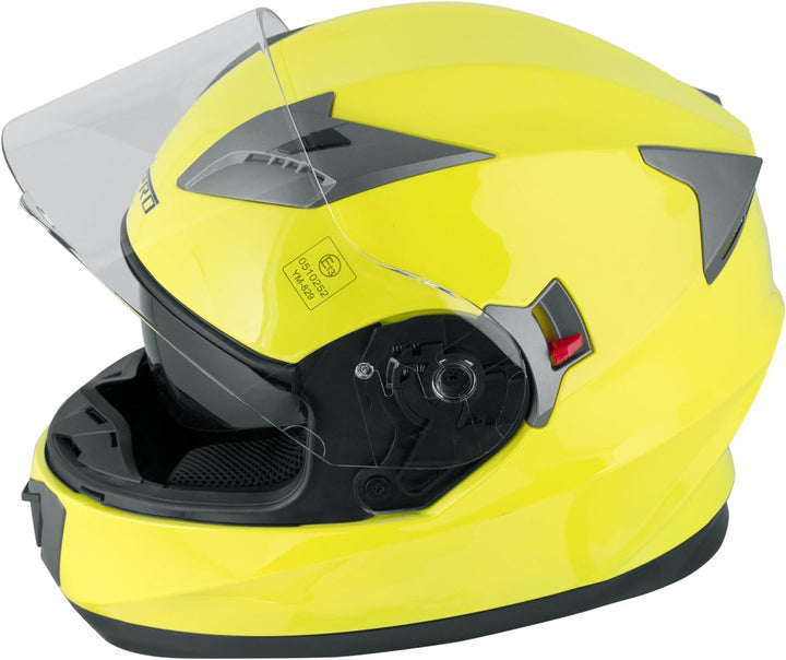Integralhelm Motorradhelm Rollerhelm Anti-Kratz-Visier Touring Sport 57-58 cm ( M) Flou, 57-58 cm (
