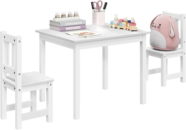 WOLTU Kindertisch mit 2 Stühlen, für Kinderzimmer Kindergarten, Kinder Tisch Stuhl Set, Sitzgruppe f