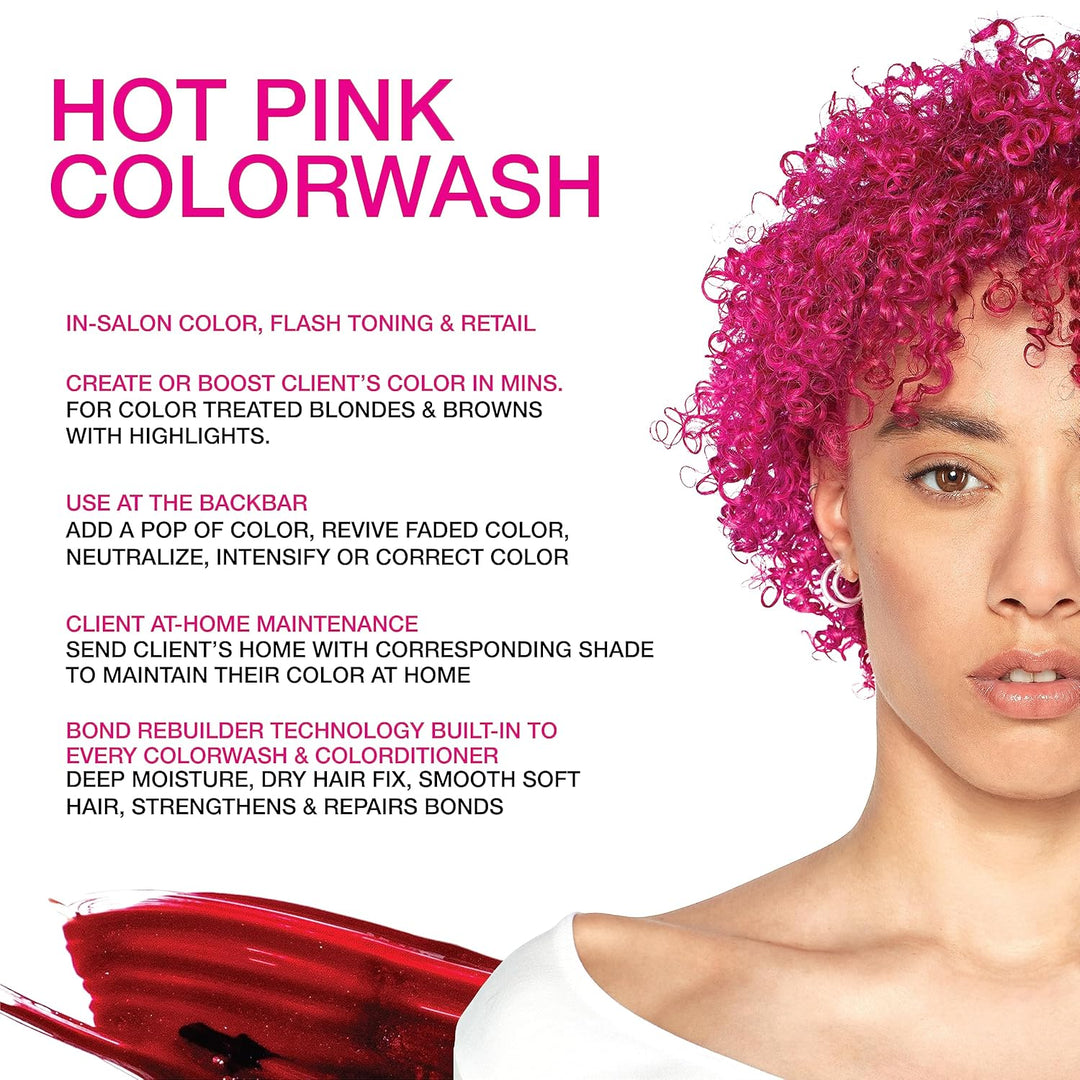 Celeb Luxury Viral Semi Permanent Colorwash Shampoo - Extreme Hot Pink 245ml