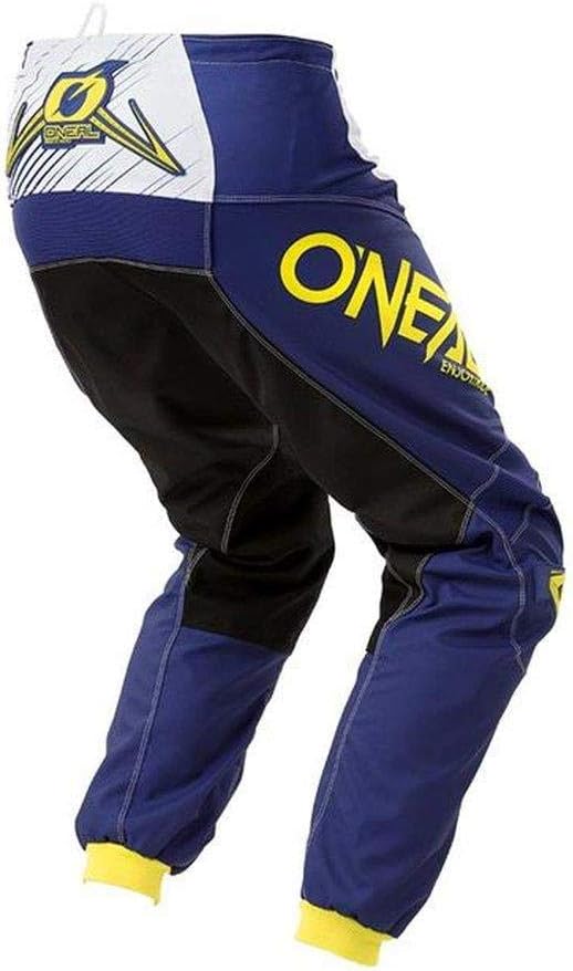 0108-527 - Oneal Element 2018 Racewear Youth Motocross Pants 28 Blue Yellow (16/18)