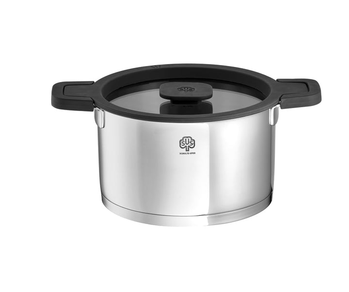 Schulte-Ufer Fleischtopf Maxa by Barski Design 64119-20, Edelstahl, 20 cm, ca. 3,5 l FT 20 cm, FT 20