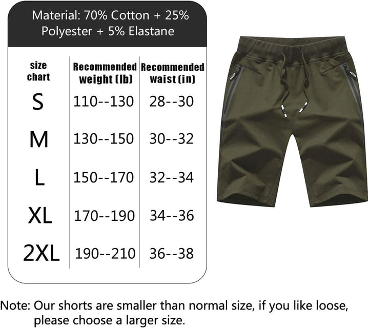 Tansozer Kurze Hosen Herren Shorts Mit Taschen L Armeegrün 01, L Armeegrün 01