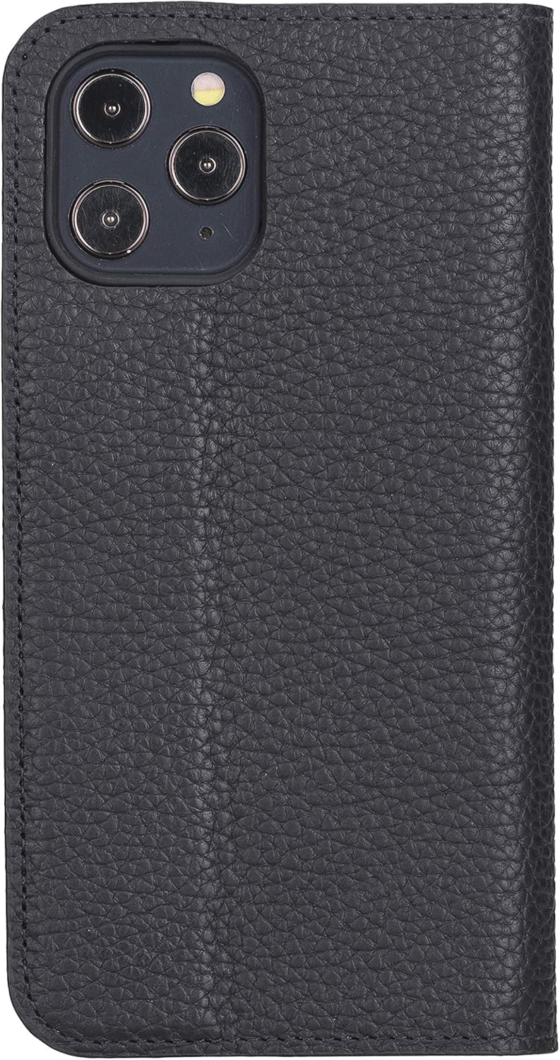 Solo Pelle aufklappbare Lederhülle kompatibel für iPhone 12 Pro Max in 6.7 Zoll inkl. 1 Kartenfach f