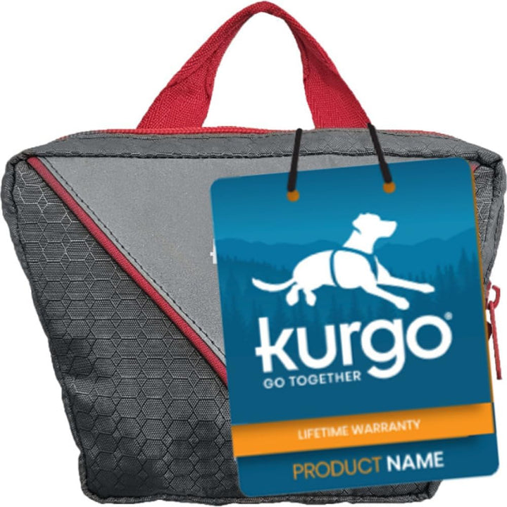 Kurgo Ridgeline Tie-Out Leine für Hunde, Baumfreundliches Gewebe mit reflektierender Naht, Mit prakt