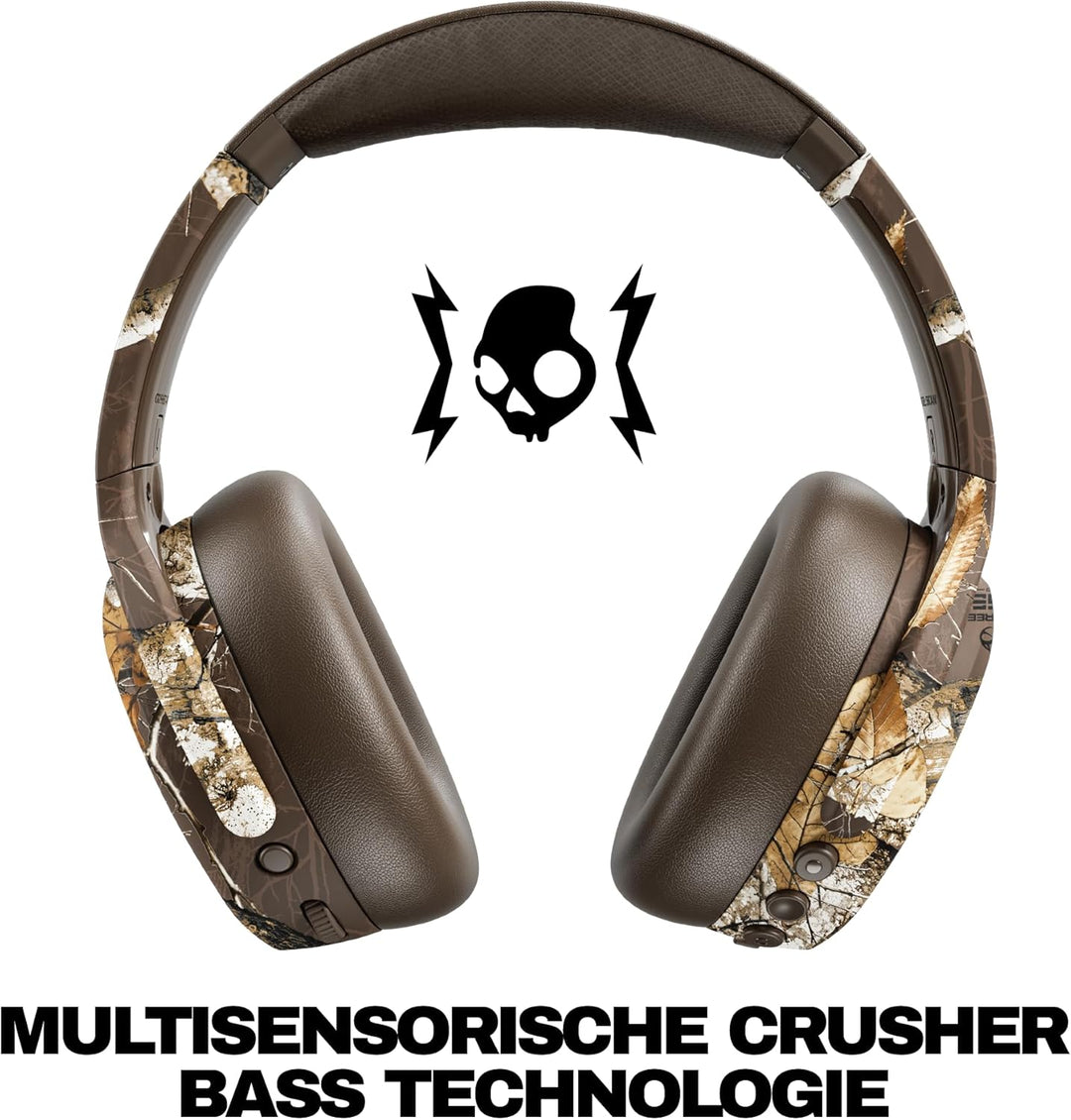Skullcandy Crusher ANC 2 Wireless Bluetooth Over-Ear-Kopfhörer, Multisensorischem Bass, Active Noise