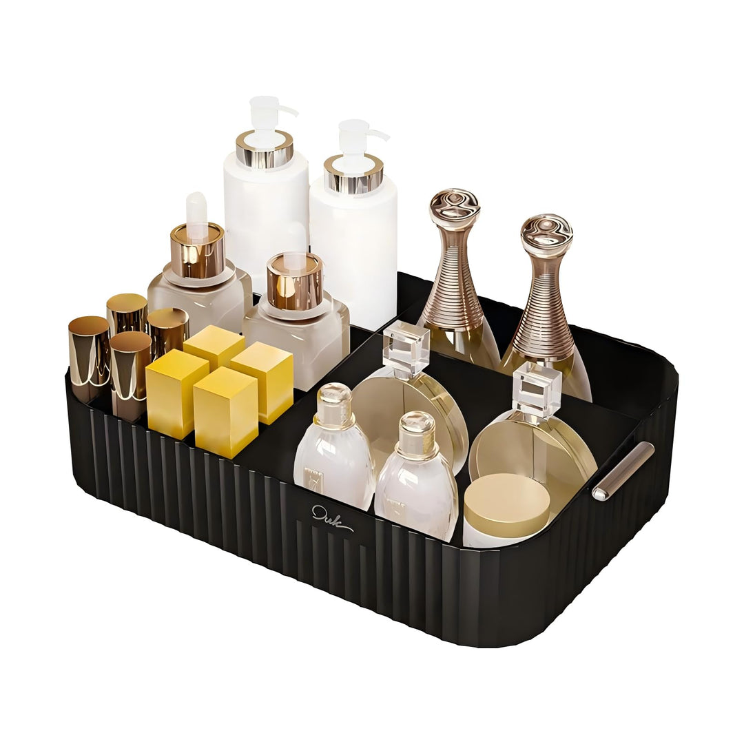 DASITON Make up Organizer mit Fächern, Grosser Make up Aufbewahrung Kosmetik Organizer für Badezimme