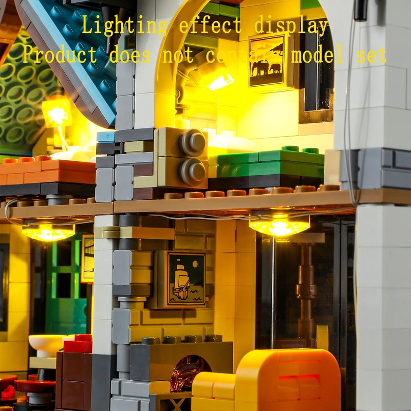 GEAMENT LED Licht-Set Kompatibel mit Lego Gemütliches Haus (Cozy House) - Beleuchtungsset für Creato