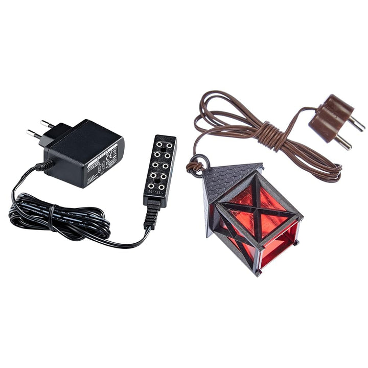 Kahlert Licht 60975 Puppenhauszubehör, schwarz & 20680 Puppenhauszubehör, Schwarz, Rot Bundle mit Pu