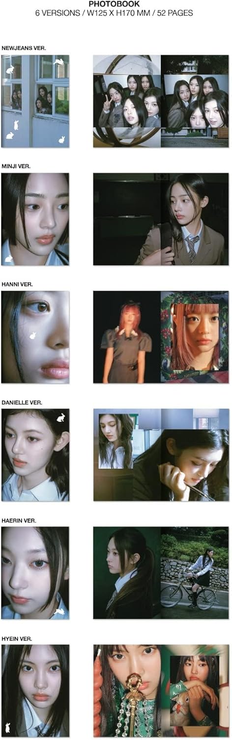NewJeans - OMG [Message Card ver.] 1st Single Album+Store Gift (HAERIN ver.), Haerin Ver.