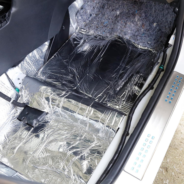 X AUTOHAUX 197mil 11.1sqft Autozellenschaum 5mm Schallschutzisolierung Dämmmatte Auto Schallschutzma