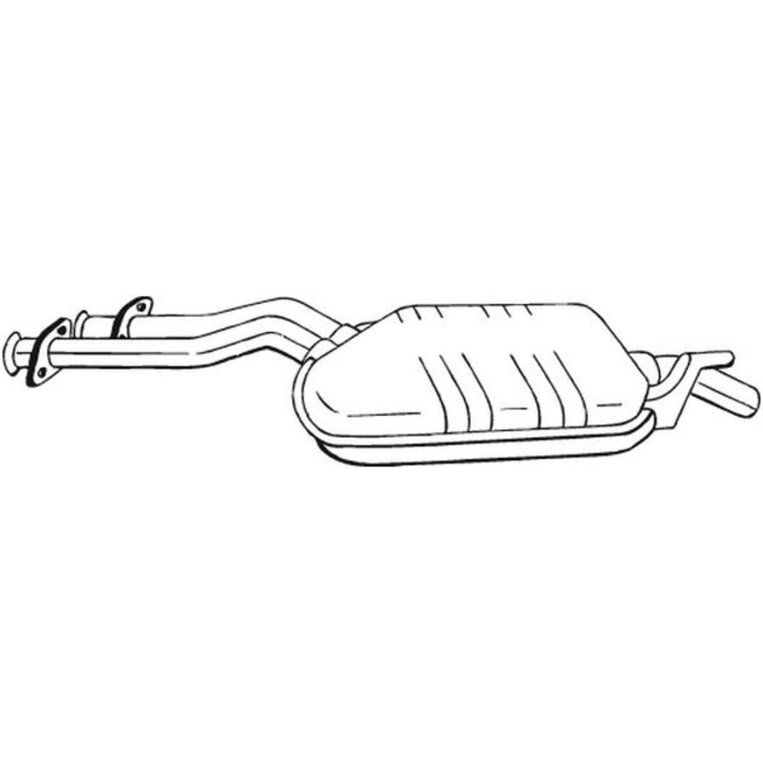 BOSAL 175-291 Mittelschalldämpfer