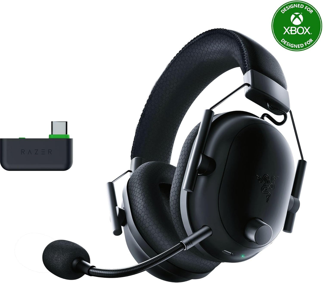 Razer BlackShark V2 Pro (Xbox) - Kabelloses Konsolen E-Sport Headset für Xbox S-X & One (Triforce 50