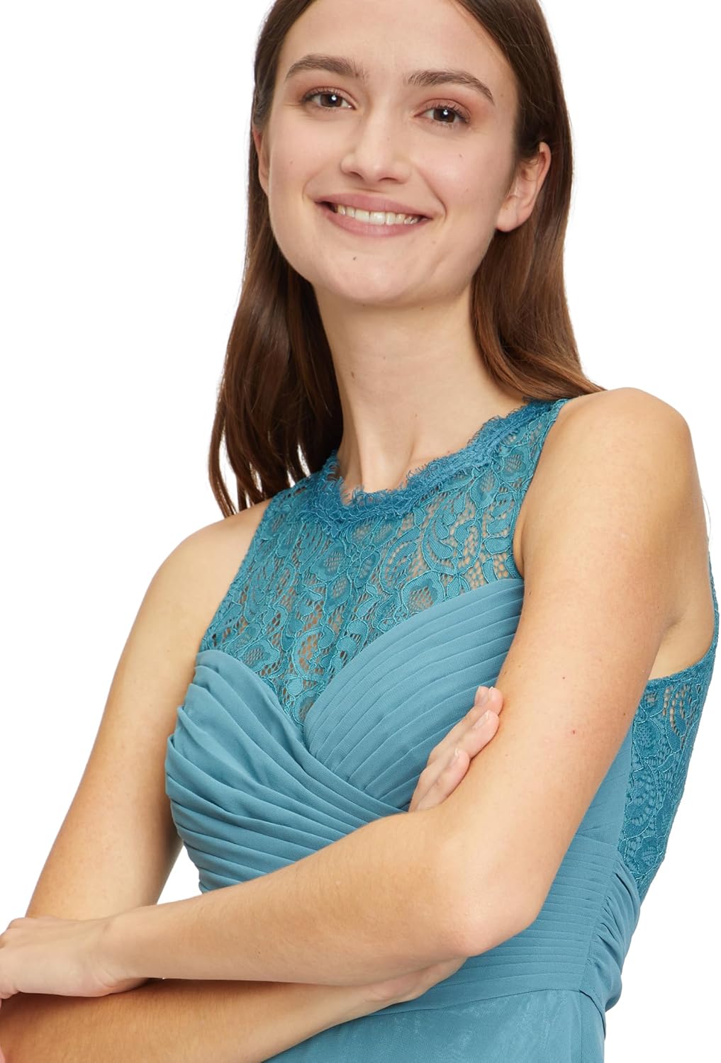 Vera Mont Damen Kleid 42 Smoky Teal, 42 Smoky Teal