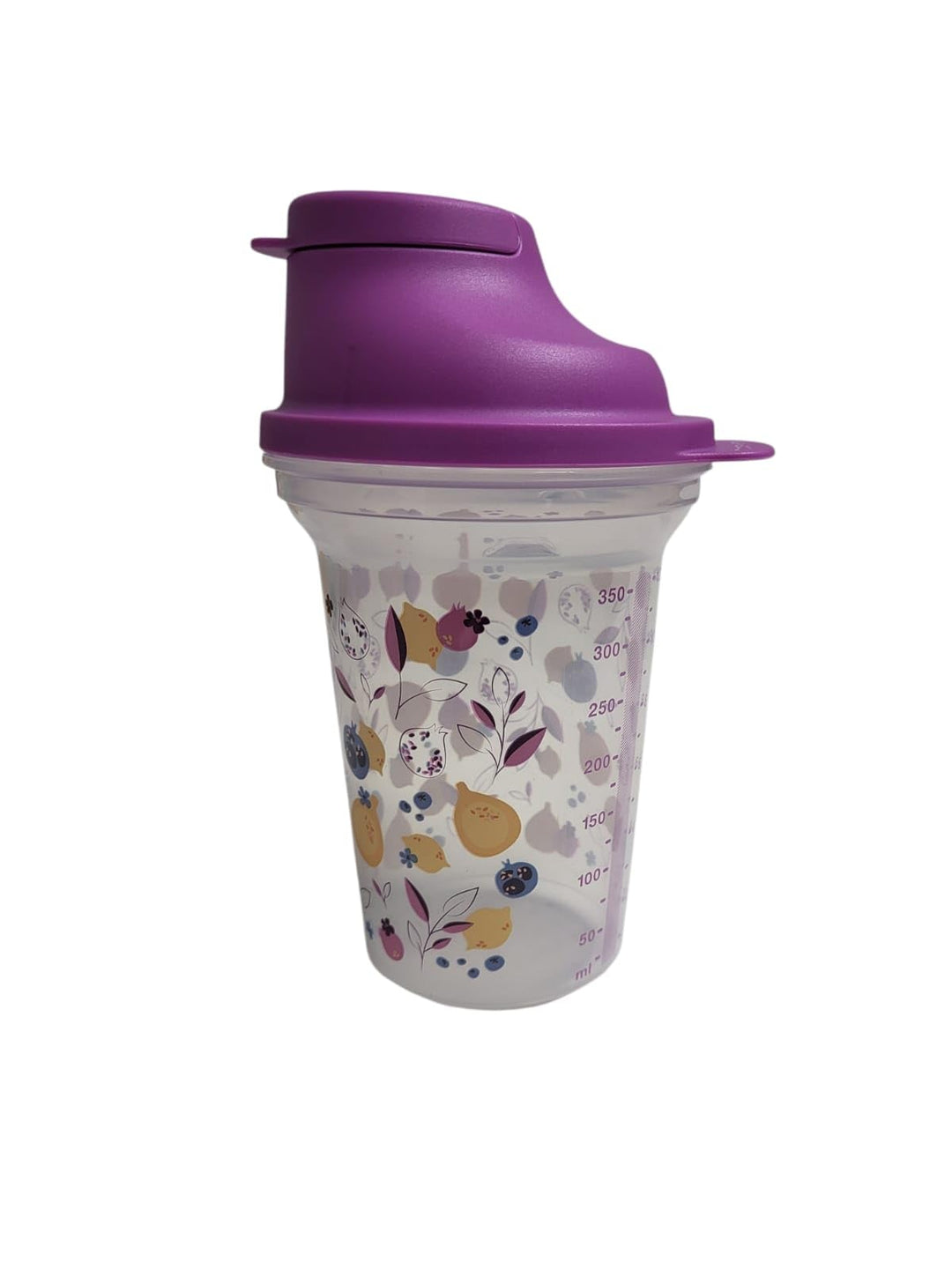 Tupperware Backen Mix-Fix klein 350ml 350 ml Shaky Shaker transparent lila Zitronen Mixer Proteinsha