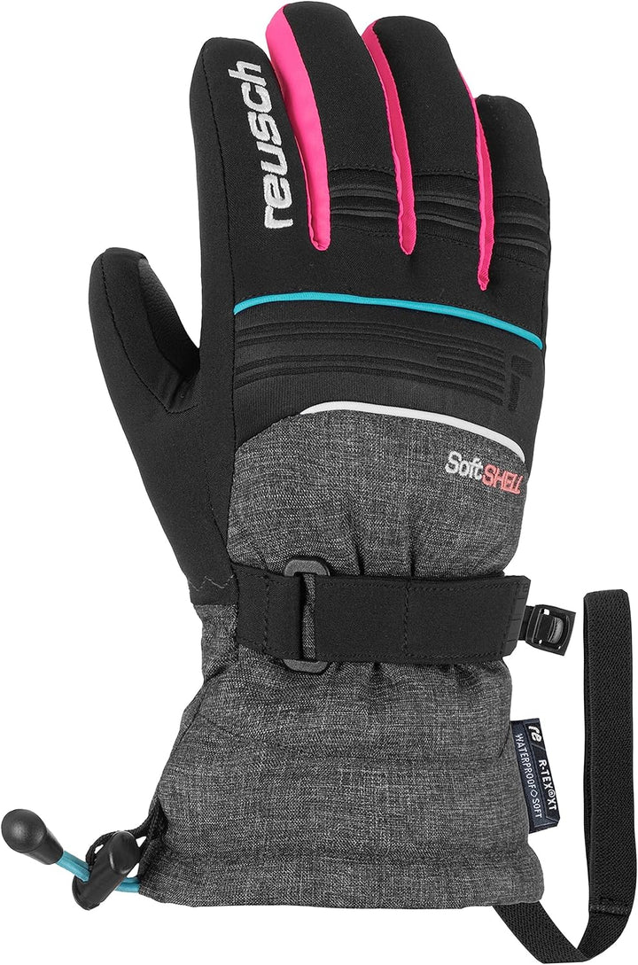 Reusch Unisex Jugend Kinder Handschuhe Kondor R-tex Xt Junior Warm, Wasserdicht, Atmungsaktiv 3 schw