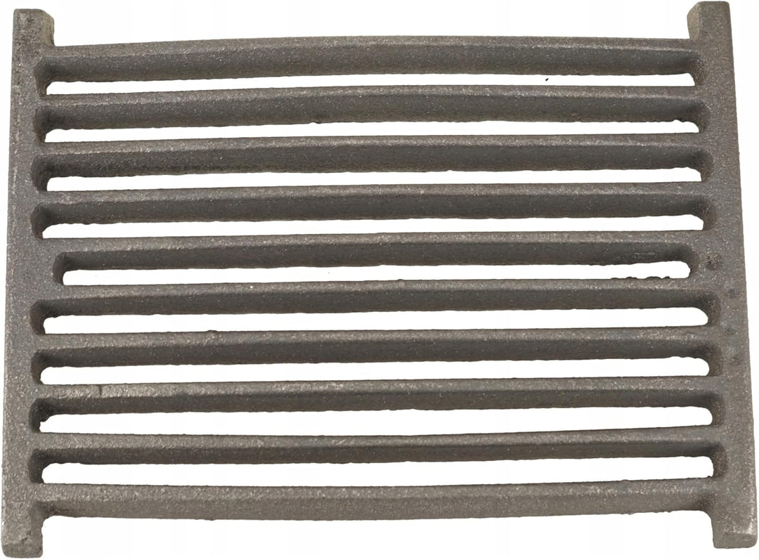 FEINZ Gusseisen Kaminofen-Rost – Ersatz-Rost für Kamin, Ofen, Grill oder Küchenofen – Robuster Einsa