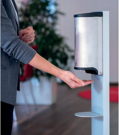 EMCO SYSTEM2 Desinfektionsspender zur Stand- oder Wandmontage, sensorgesteuerter Desinfektionsmittel