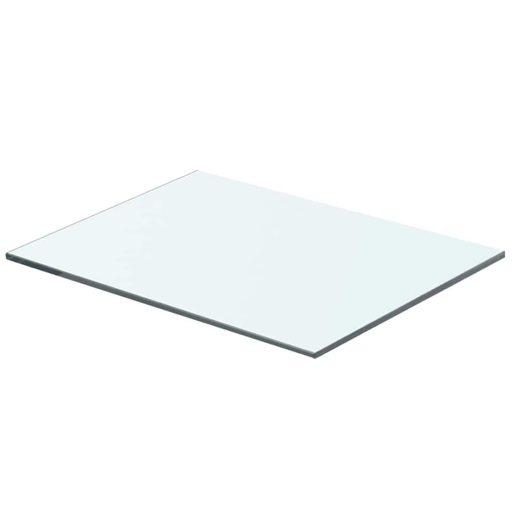 vidaXL Glasregal Glas Wandregal Klarglas, Badregal Duschablage, 8mm Dicke 40 x 25 cm, Glasablage für