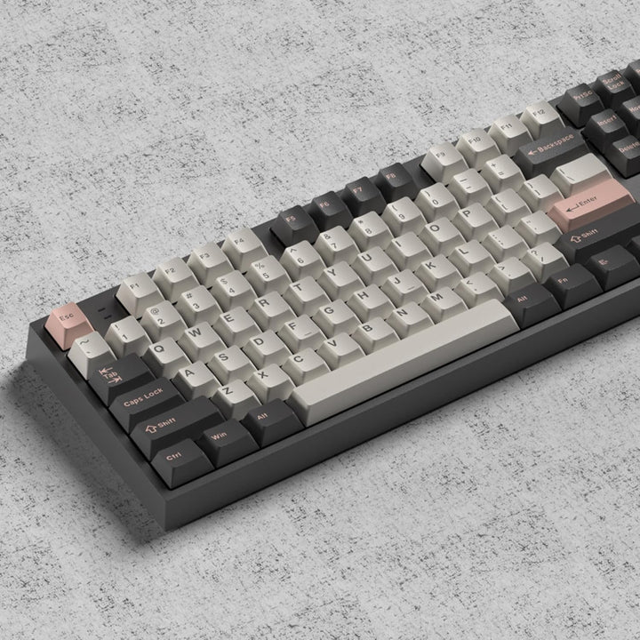 SOLIDEE Cherry Profil PBT Keycaps Set mit 156 Tasten,Custom Tastenkappen für mechanische Gaming Tast
