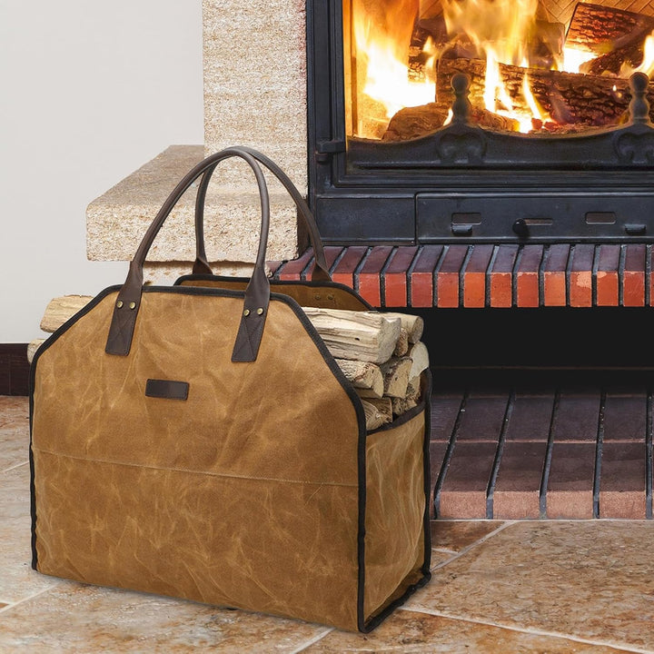 Tasche Für Brennholz | Wasserdichte Tragetasche Für Feuerholz | Feuerfeste Robuste Brennholz Aufbewa