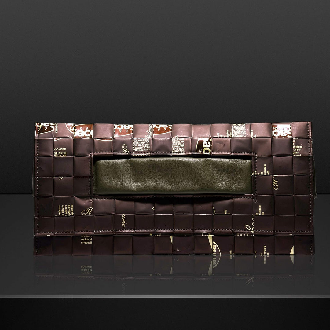 Meraky Clusth Bag Ristretto - Handmade in Italy Chocolate, Chocolate