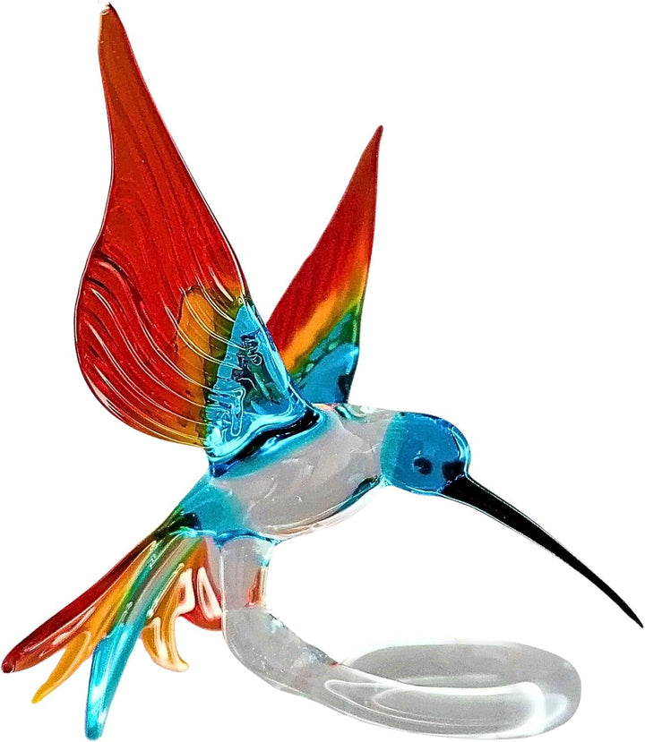 Orchideenstab, Kolibri (transp./hellblau-gelb-rot) Normale Ausführung