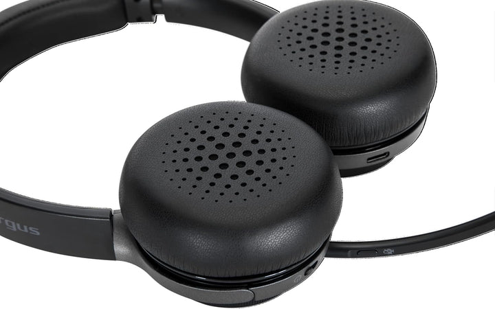 Targus Wireless Stereo Headset, mit direktionaler Geräuschunterdrückung, Bluetooth 5.0 und 3,5-mm-AU