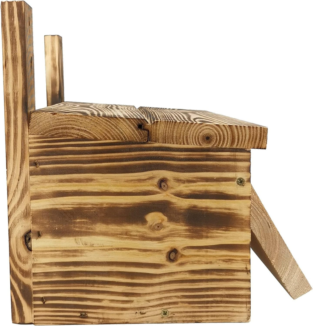 IDEA HOME APUS Nistkasten für Mauersegler, Vögel, aus Massivem-Holz - Verschraubt, Mauersegler