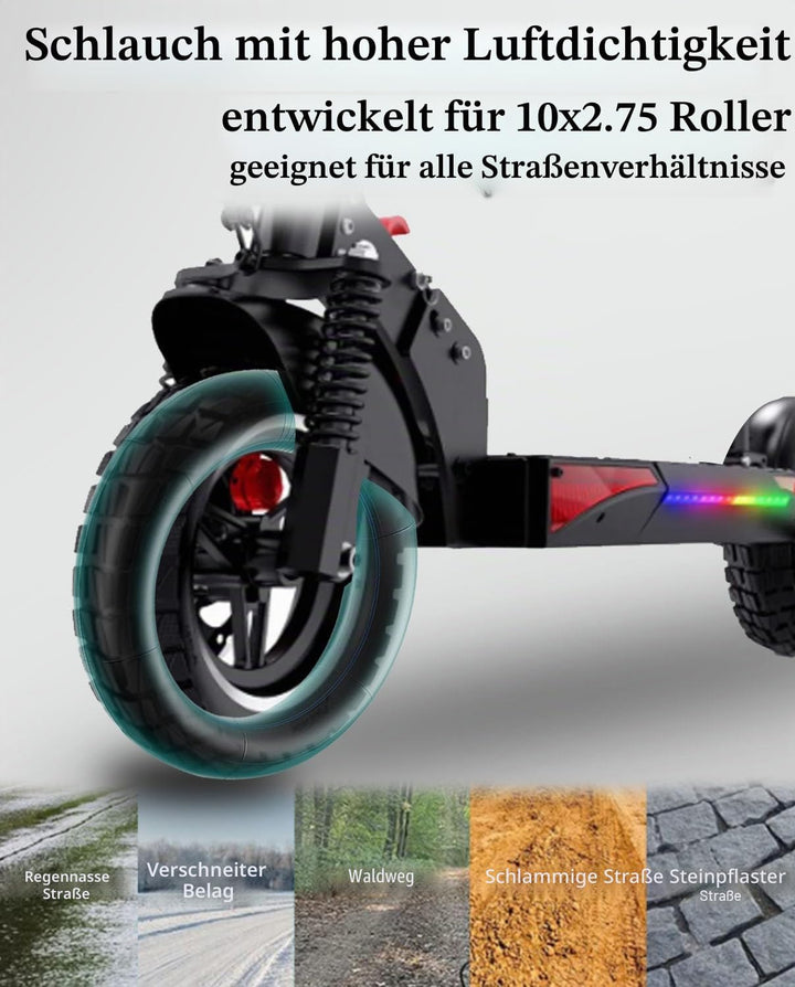 10 x 2,75 – 6,5 Zoll Innen- und Aussenreifen für Kugookirin G3, Speedway V2, Dualtron 3 und andere R