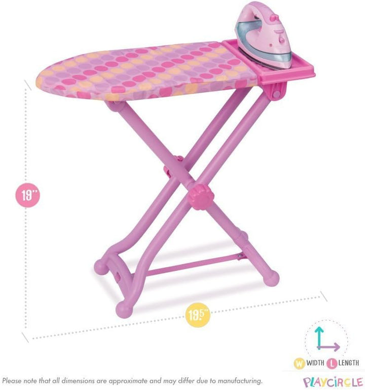 Battat - Bester gebügelter Bügeltisch - Hausputzset für Kinder - Spielzeugeisen - Zusammenklappbarer