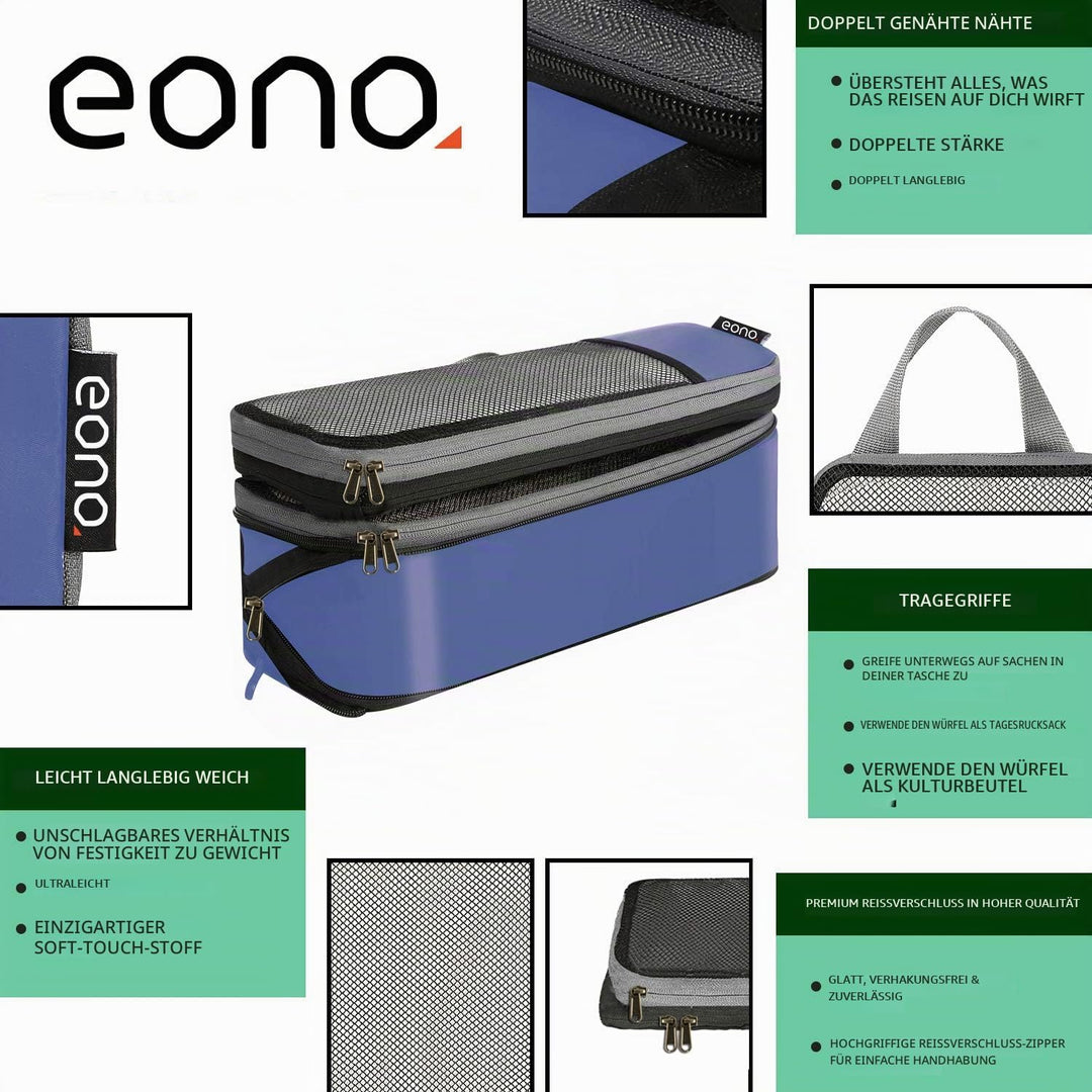 Eono Komprimierbaren Packwürfeln zur Organisation Ihres Reisegepäcks, Compression Packing Cube, Pack