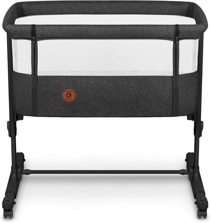Lionelo Aurora 3 in 1 Babybett bis 9 kg, Beistellbett, Wiege, Höhenverstellug und Einstellung der Ne