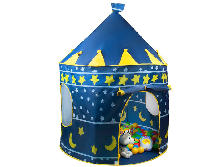 Kinderzelt Spielzelt Spielhaus Blau Schloss Zelt Kinder 1163