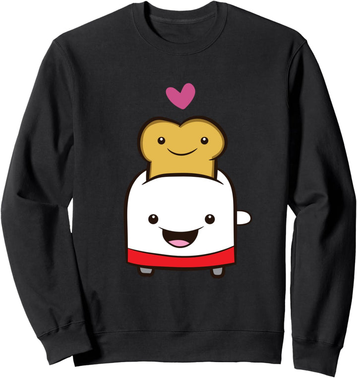 Toast und Toaster Kawaii Toast Brot Toaster Sweatshirt