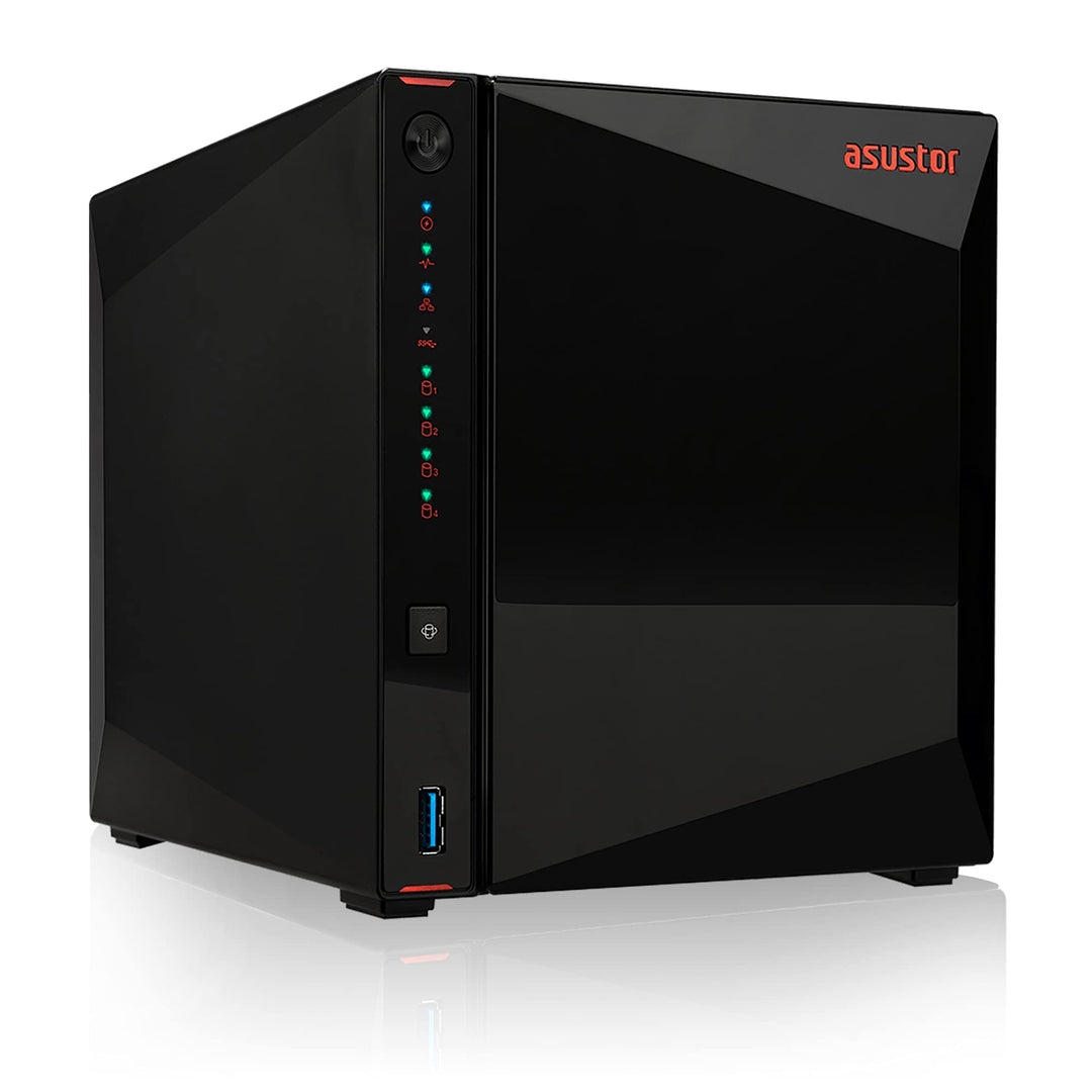 Asustor AS5304T Schwarz Sans Disque Sans Disque NAS ohne Festplatte, Sans Disque NAS ohne Festplatte